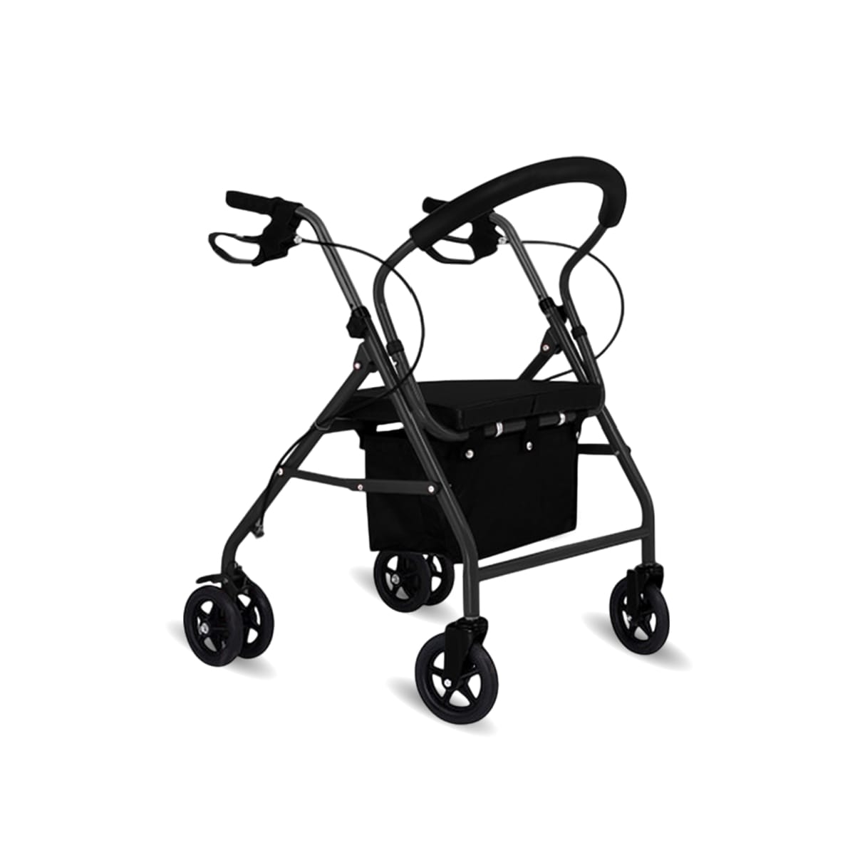 รถเข็นผู้ป่วยหัดเดิน FOREVER ROLLATOR สีดำ_0